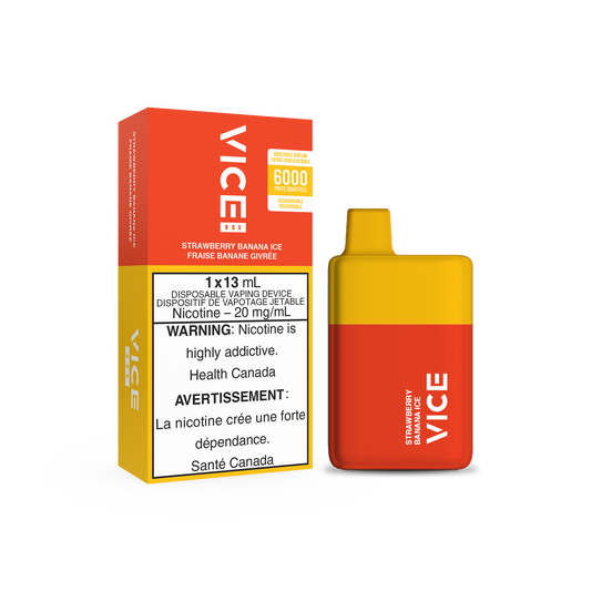 VICE BOX DISPOSABLE - STRAWBERRY BANANA ICE (ONTARIO)