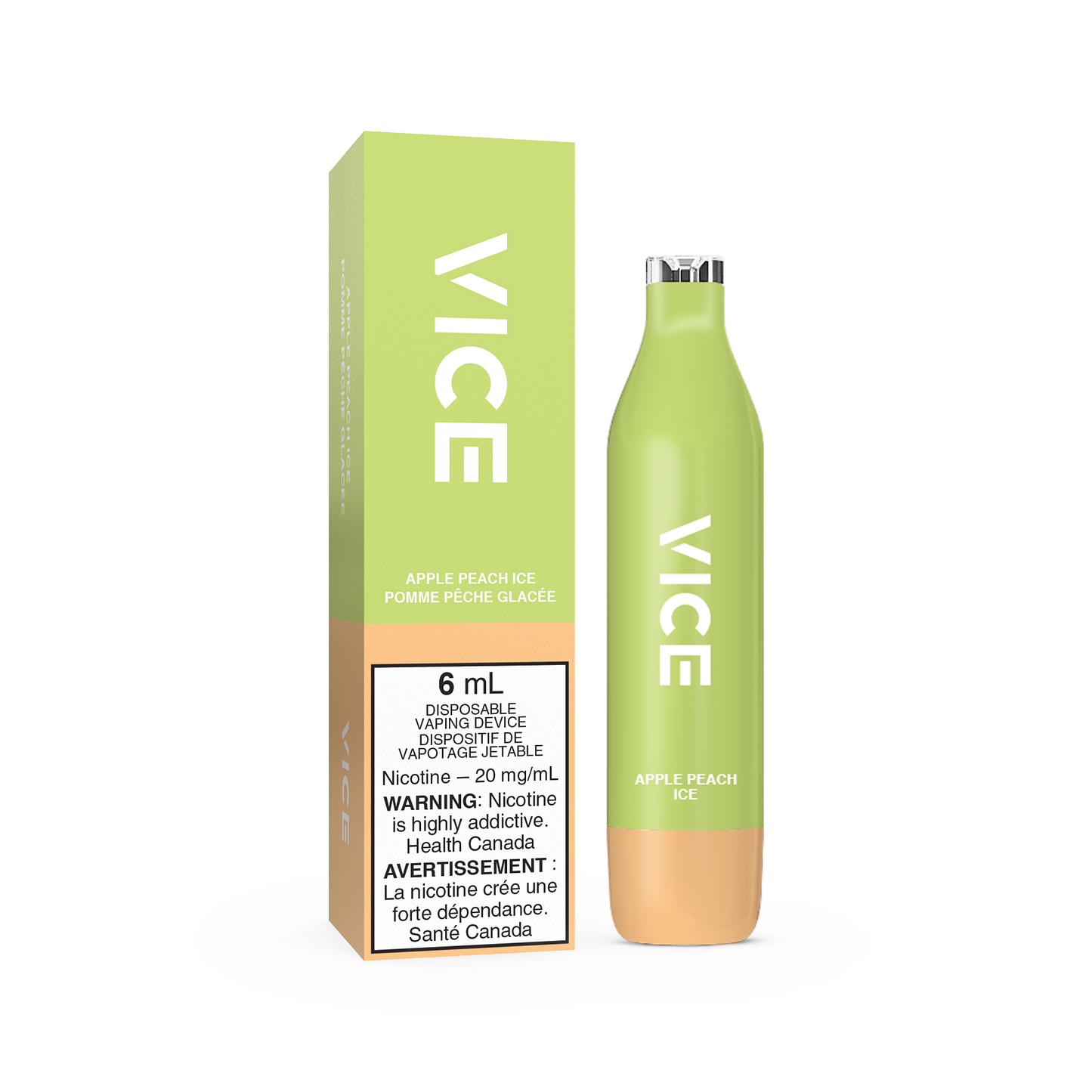 VICE 2500 DISPOSABLE - APPLE PEACH ICE (FEDERAL)