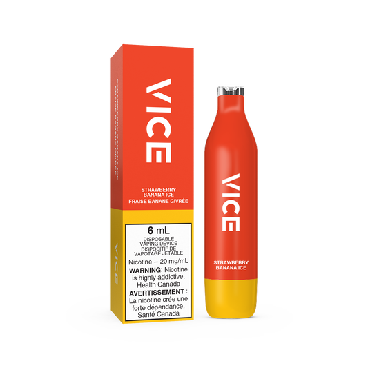 VICE 2500 DISPOSABLE - STRAWBERRY BANANA ICE (ONTARIO)