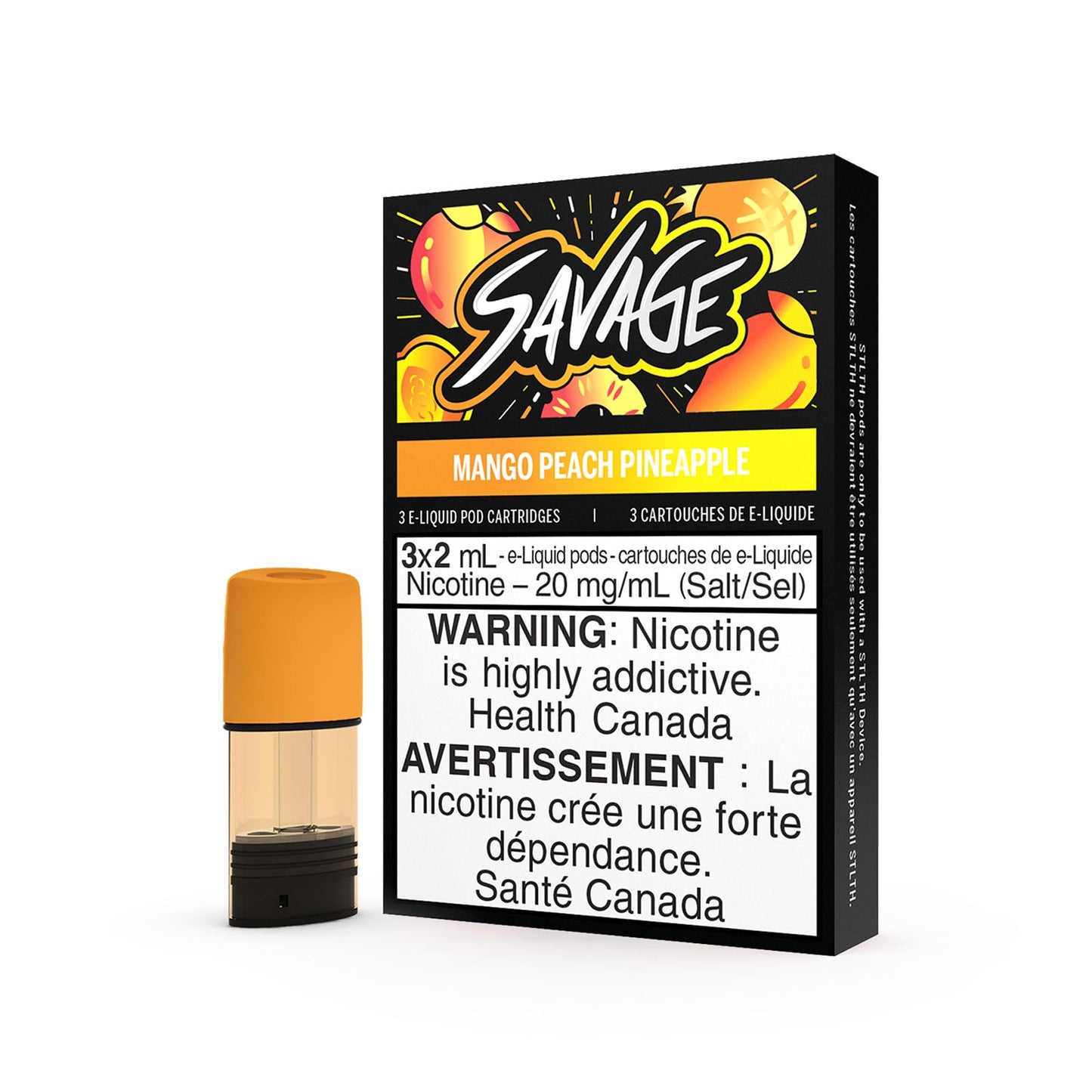 STLTH SAVAGE - MANGO PEACH PINEAPPLE (FEDERAL)