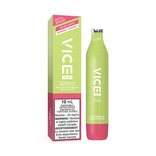 VICE 5500 DISPOSABLE - WATERMELON HONEYDEW ICE (ONTARIO)